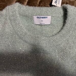 Old Navy Soft Green Crew Neck Sweater